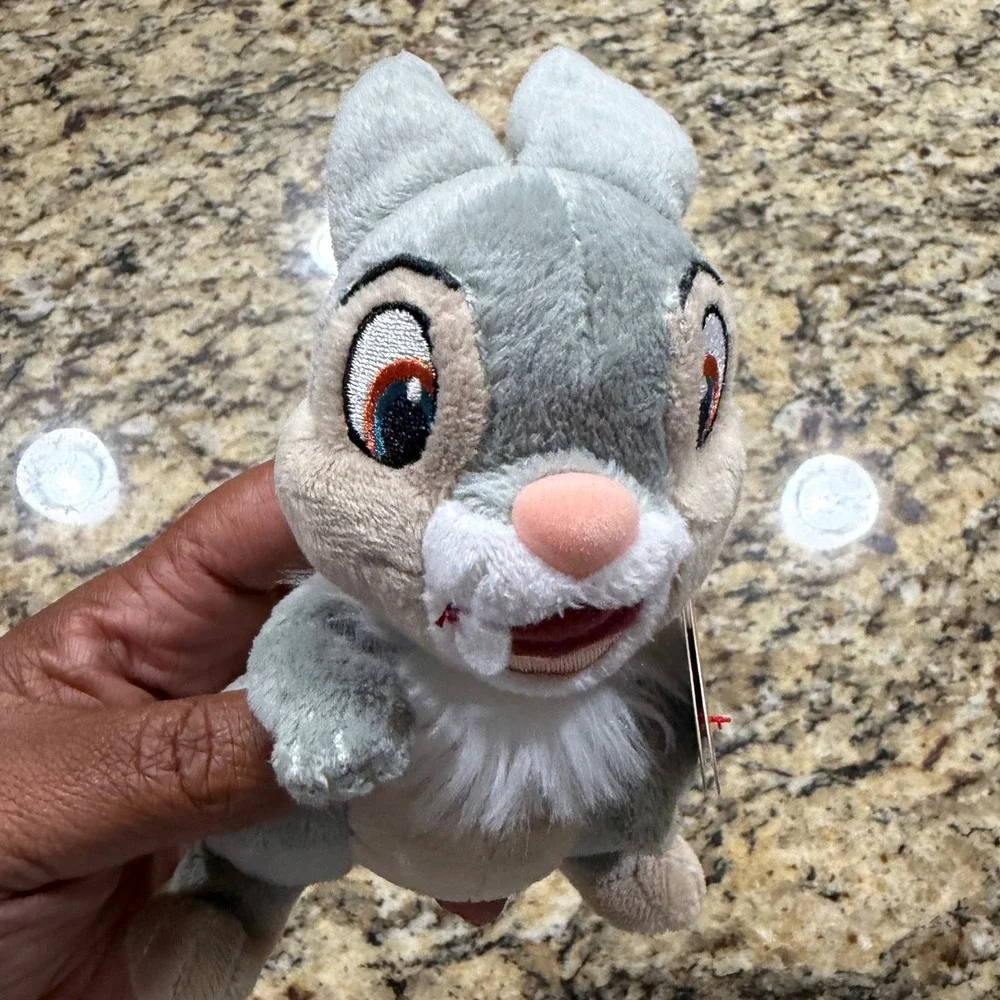 Ty Beanie Babies Disney Thumper Plush Rabbit Walgreens Exclusive Grey 7.5 inch